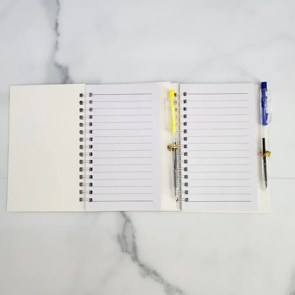 2 Spiral Pocket Notebook/Pen sets Kitty Designs 4x5.5